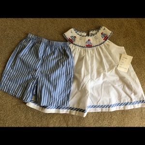 Orient Expressed Girls 2pc short set
